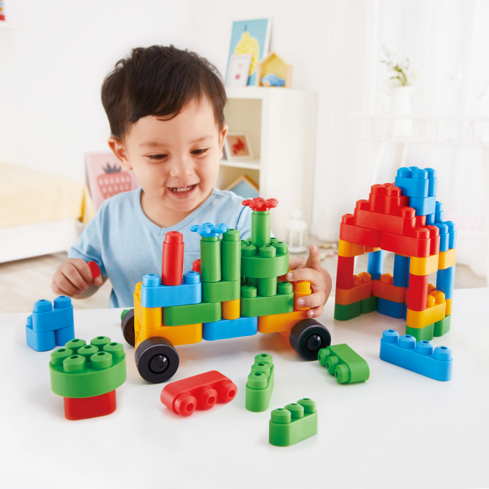 PolyM - Kit de constructor creativ pentru copii (80 piese) [4]