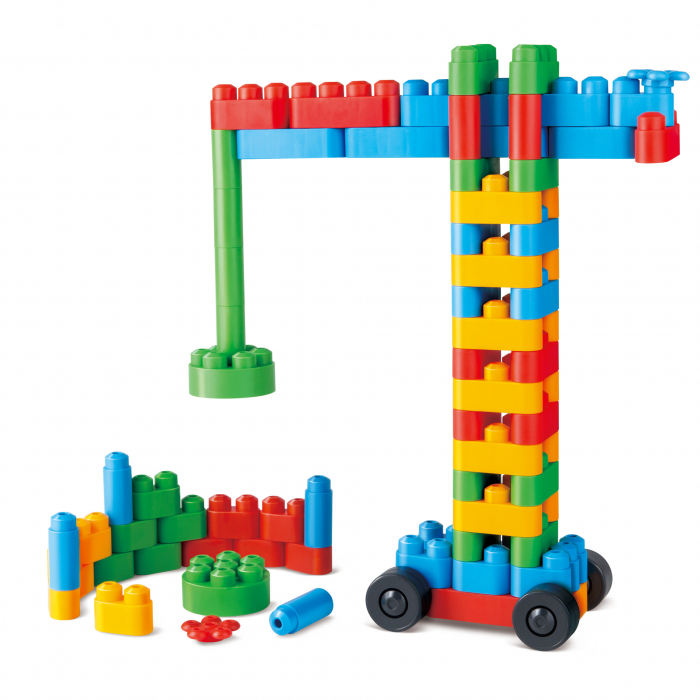 PolyM - Kit de constructor creativ pentru copii (80 piese) [3]