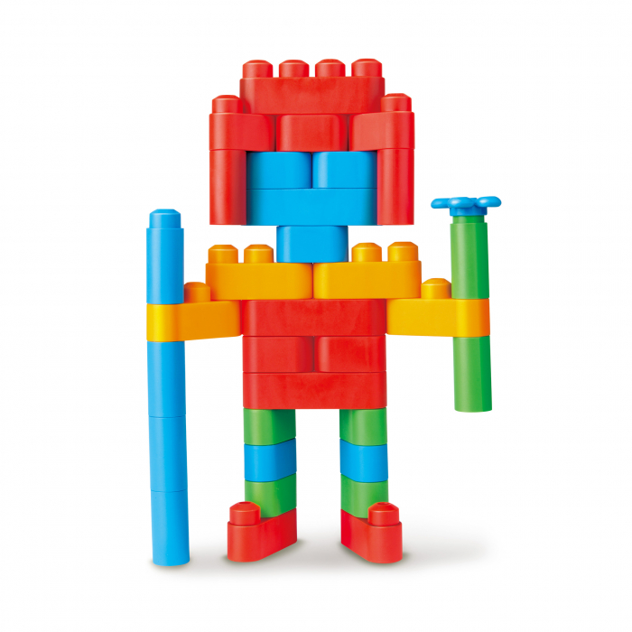 PolyM - Kit de constructor creativ pentru copii (80 piese) [5]
