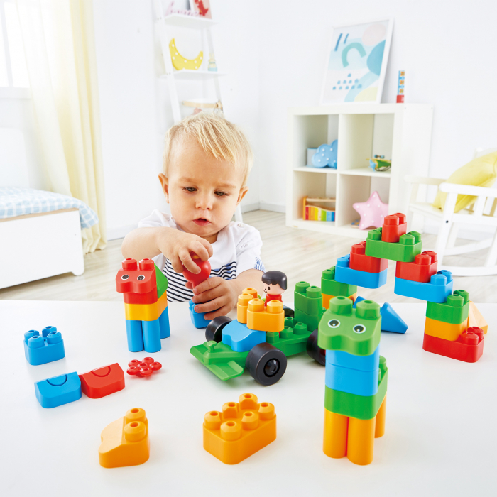 PolyM - Kit de construit Orasul Creativ de jucarie (50 piese) [2]