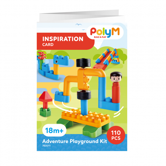 PolyM - Kit de joaca pentru aventura pentru copii (110 piese) [6]