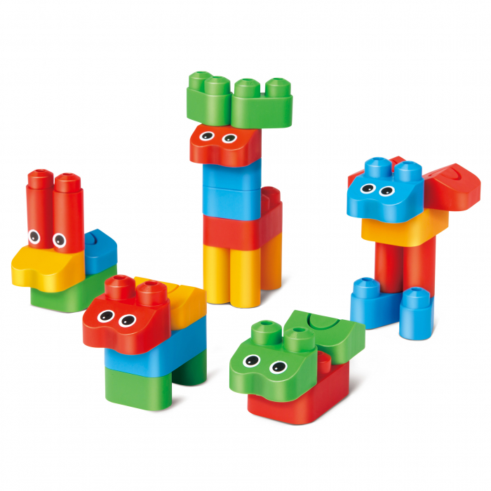PolyM - Set constructie gradina zoologica pentru copii (31 piese) [3]