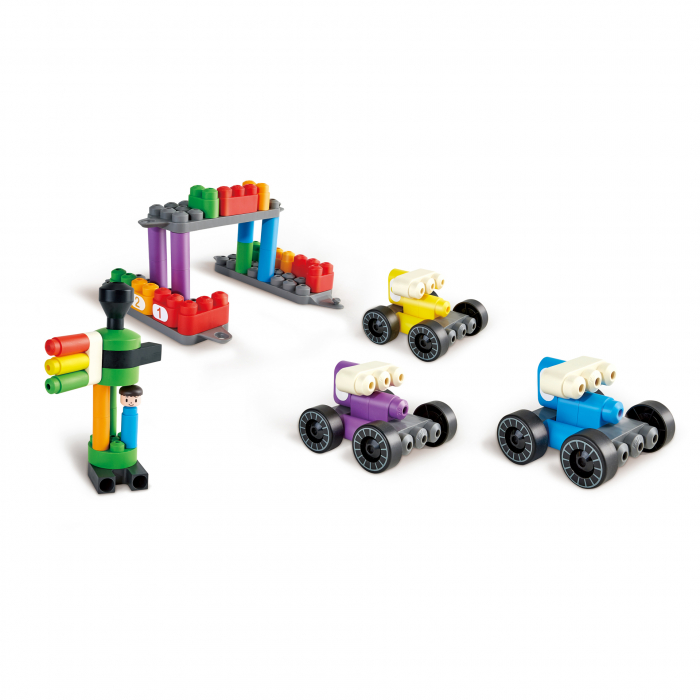 PolyM - Tren colorat de jucarie (63 piese) [5]