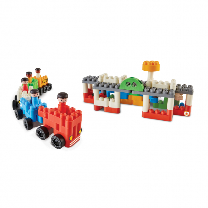 PolyM - Vehicule de jucarie pentru copii (130 piese) [5]