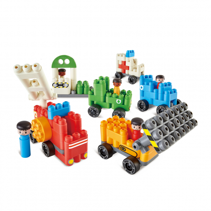 PolyM - Vehicule de jucarie pentru copii (130 piese) [3]