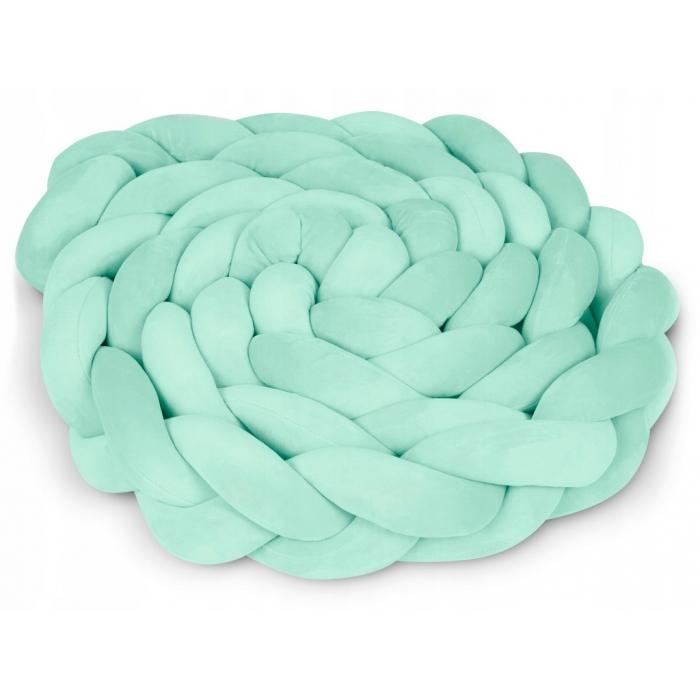 Protectie laterala pentru patut, impletita, 3 M, Ricokids 722112 - Mint [1]
