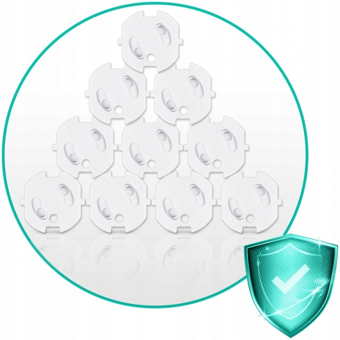 Protectii pentru priza, 10 bucati, Ricokids 798500 - Alb [1]