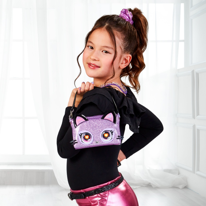 Purse Pets Rainbow Lights Gentuta Interactiva Purdy Purrfect [3]