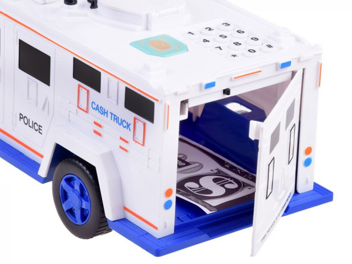 Pusculita electronica,Masina de Politie Cash Truck [3]