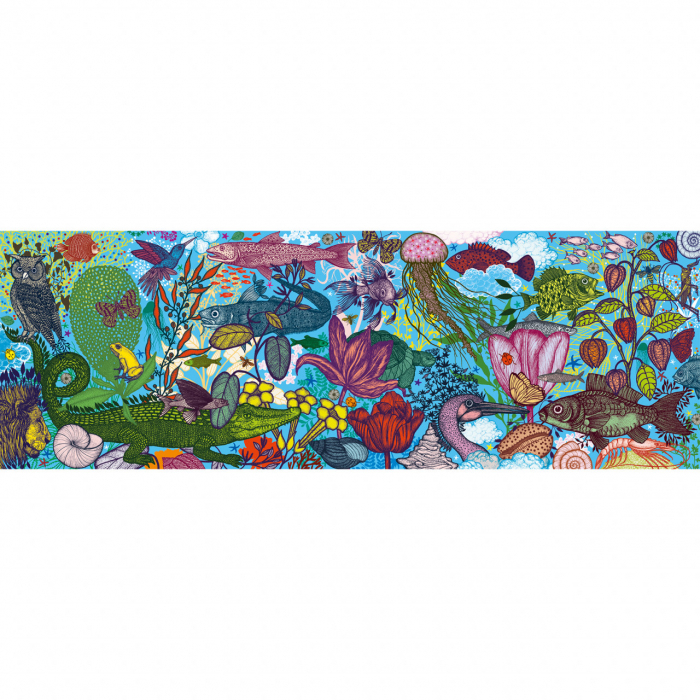 Puzzle galerie In apa si pe uscat, Djeco [2]