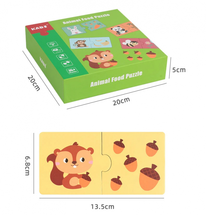 Puzzle Asociere Mama cu Puiul [2]