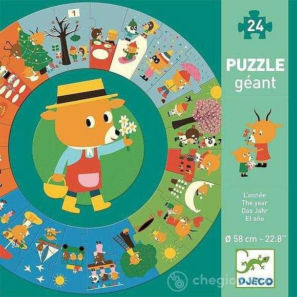 Puzzle cicular Djeco, anotimpurile [1]