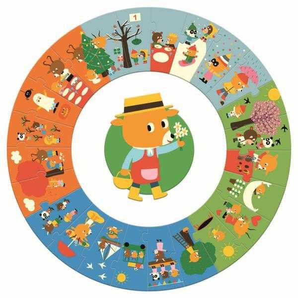 Puzzle cicular Djeco, anotimpurile [2]