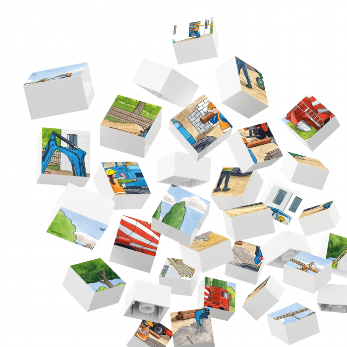Puzzle Pe santier in constructii Hubelino (35 piese) [2]