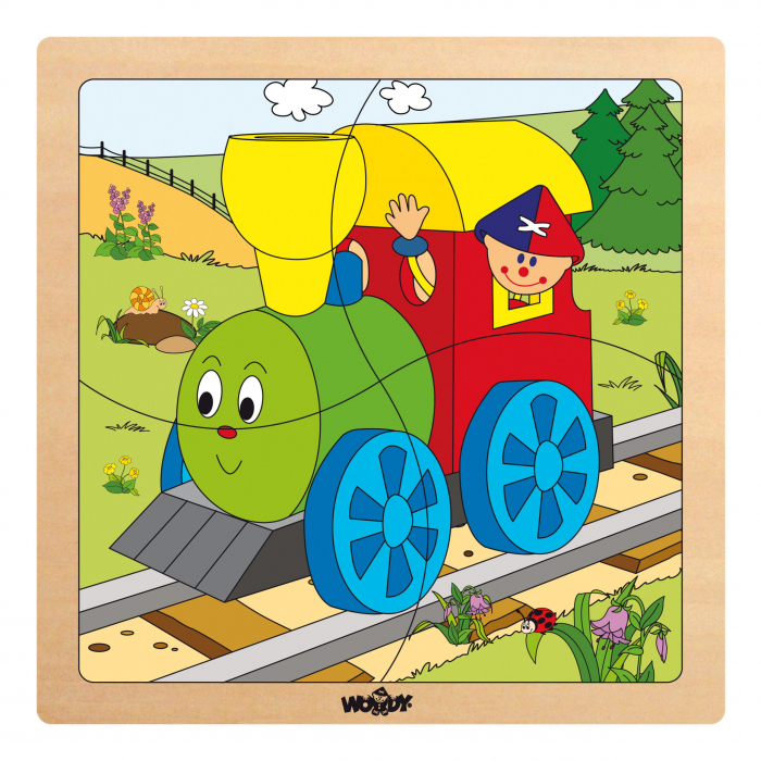 Puzzle din lemn - Diverse imagini (4 piese) [2]