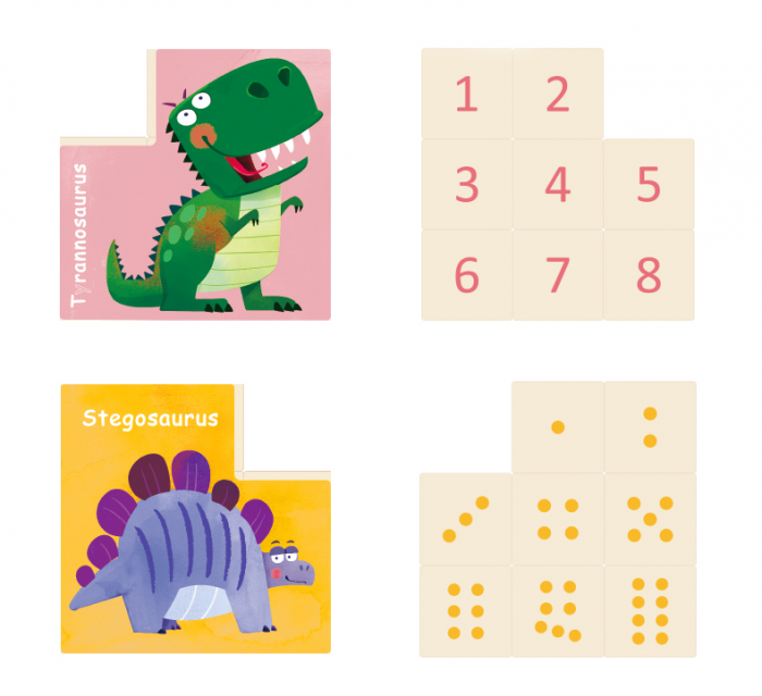Puzzle din lemn Montessori cu 8 cuburi, diverse modele [6]