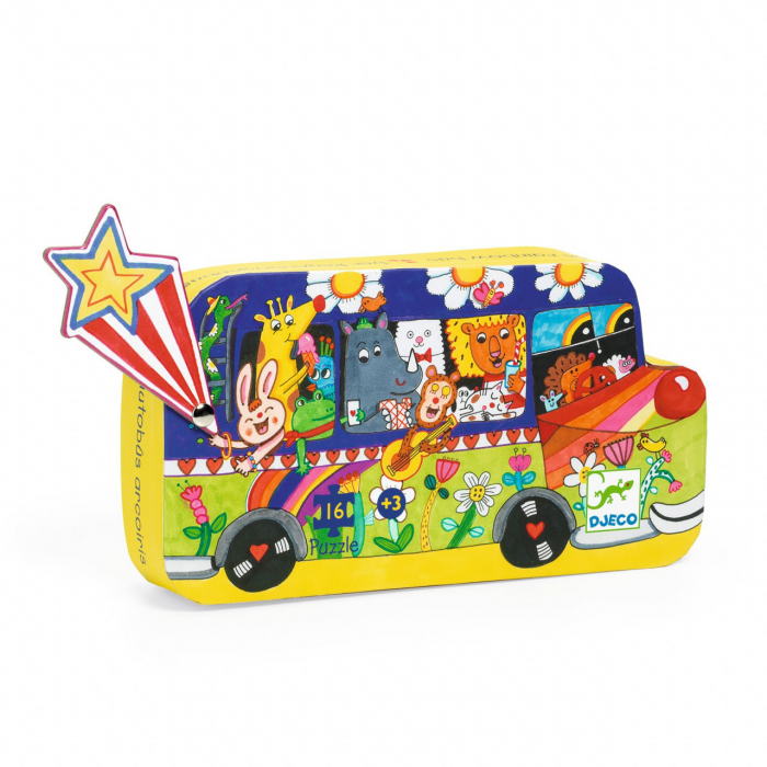 Puzzle Autobuzul copilariei, Djeco [1]