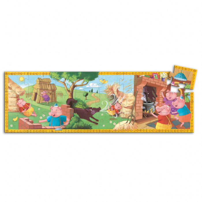 Puzzle Djeco Cei 3 purcelusi [4]