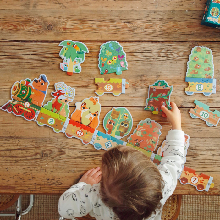 Puzzle Invat sa numar, Djeco [4]