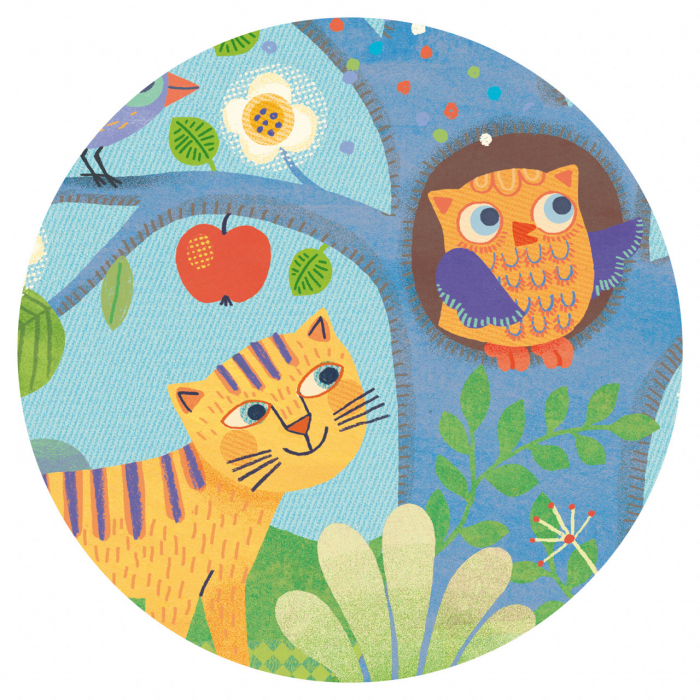 Puzzle Djeco Mama bufnita [3]
