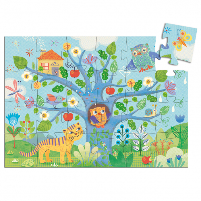 Puzzle Djeco Mama bufnita [4]