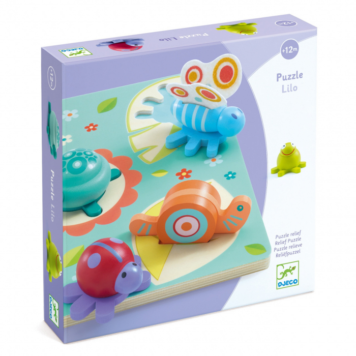 Puzzle Djeco relief Lilo Testoasa si prietenii [3]