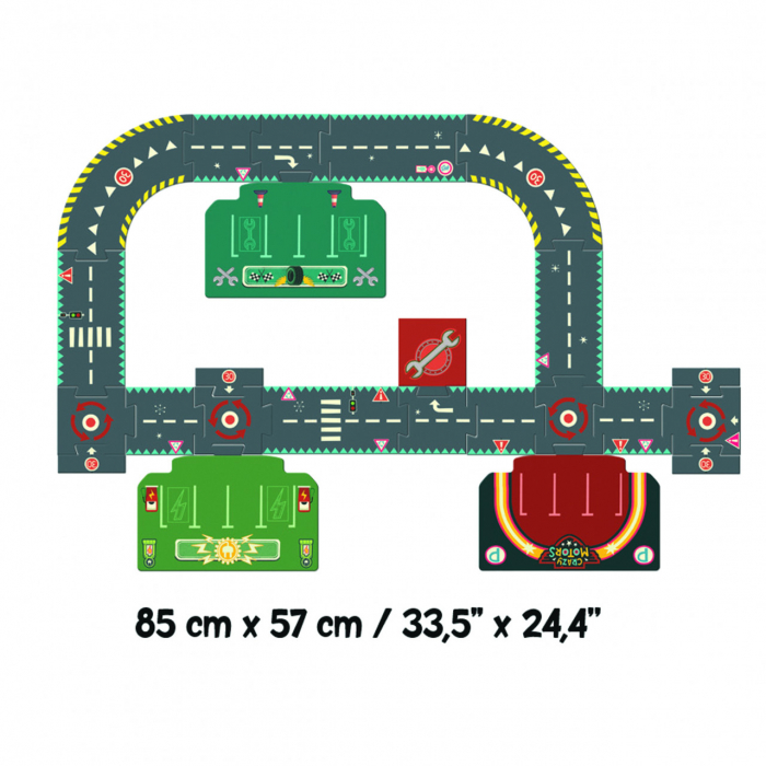Puzzle gigant Circuit urban, Djeco [5]