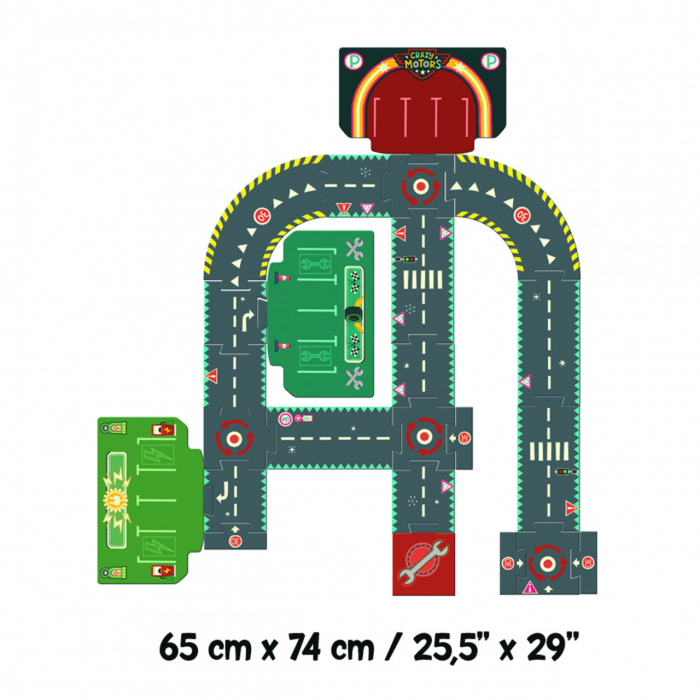 Puzzle gigant Circuit urban, Djeco [4]