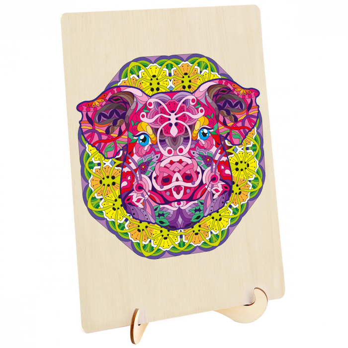 Puzzle lemn Porc [2]