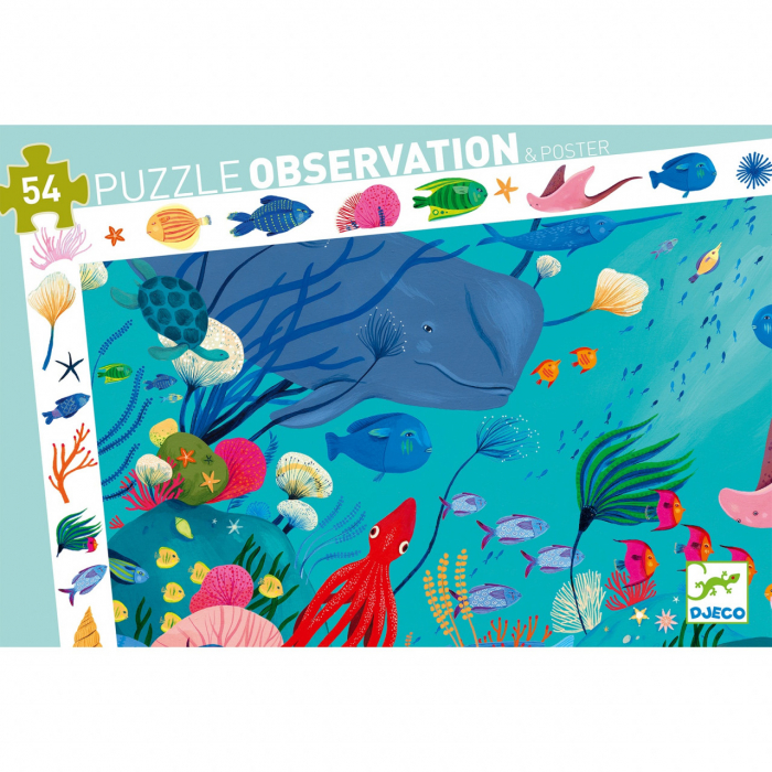 Puzzle observatie Acvatic, Djeco [5]