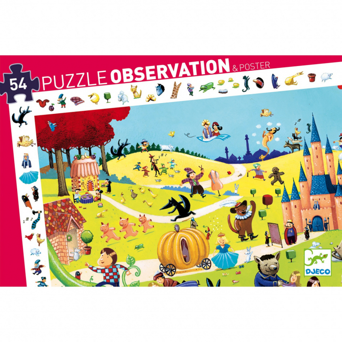 Puzzle observatie Povesti renumite, Djeco [5]
