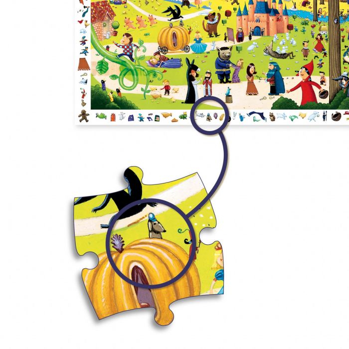 Puzzle observatie Povesti renumite, Djeco [2]