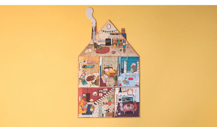 Puzzle reversibil Bun venit acasa, Londji [5]