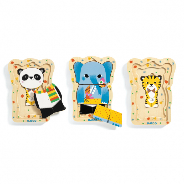 Puzzle straturi Djeco Lucky & co [1]