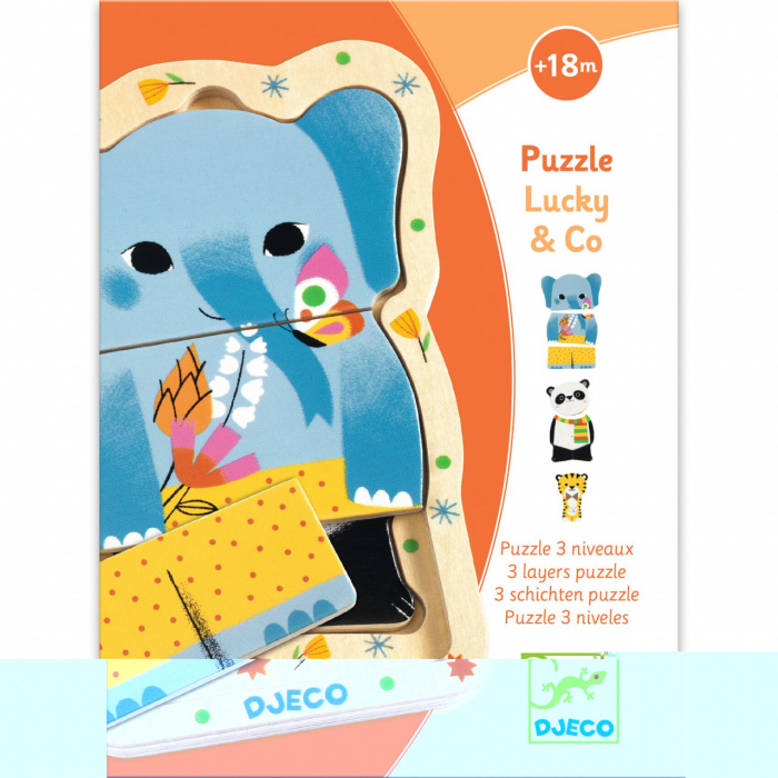 Puzzle straturi Djeco Lucky & co [2]