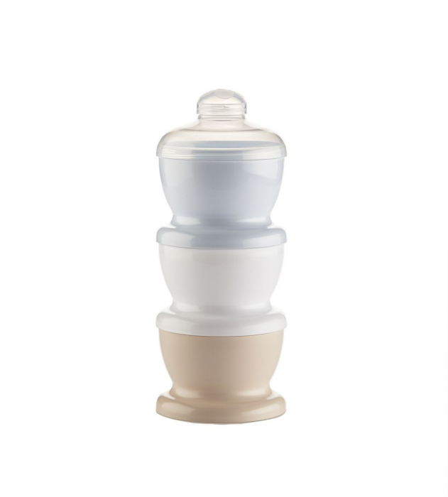 Recipient 3 compartimente lapte praf/ mancarica- Baby Blue [1]