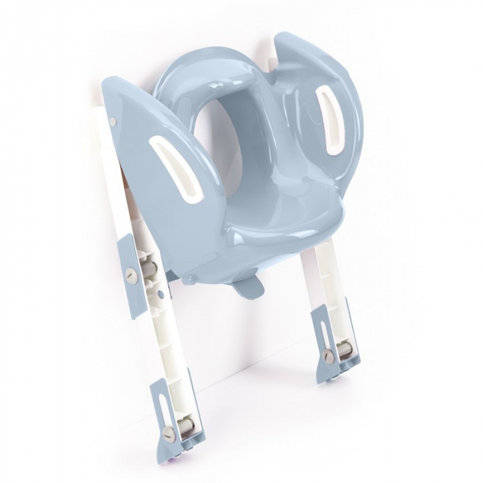 Reductor pentru toaleta cu scarita Kiddyloo Baby blue [3]