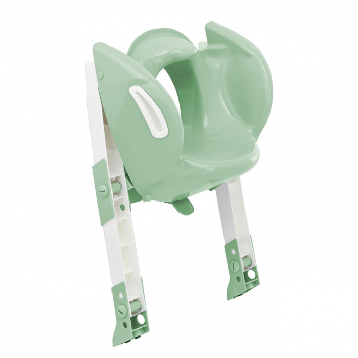 Reductor pentru toaleta cu scarita Kiddyloo Celadon Green [5]