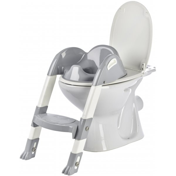 Reductor pentru toaleta cu scarita Kiddyloo GREY CHARM [4]