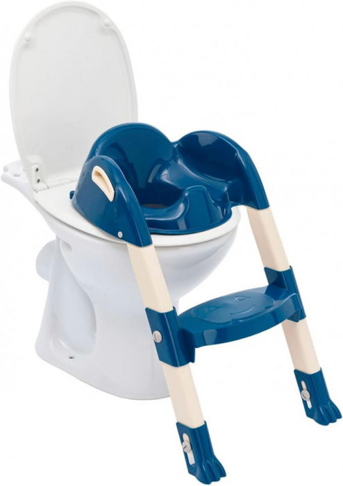 Reductor pentru toaleta cu scarita Kiddyloo OCEAN BLUE [1]