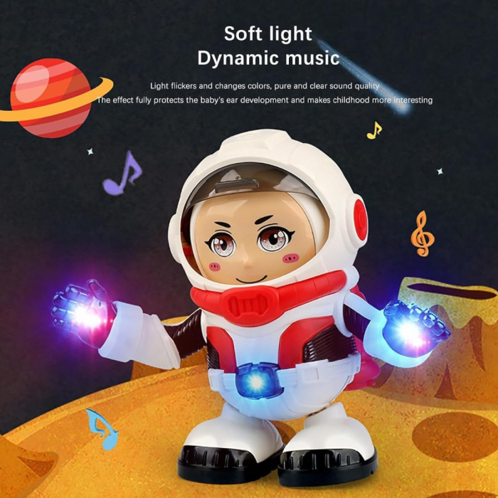 Robot Astronaut Interactiv care Danseaza, cu Melodii si Lumini LED [4]