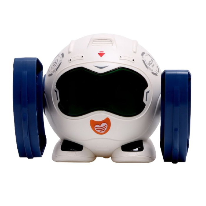 Robot de Jucarie pentru Copii care se Rostogoleste, cu Lumini si Sunete, Albastru Inchis [2]