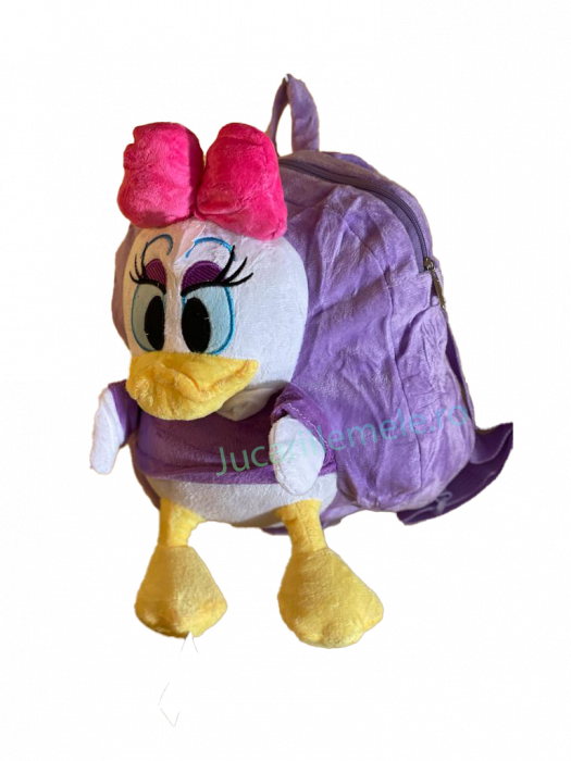 Rucsac din plus de tip ghiozdanel pentru copii Mov Daisy Duck [2]