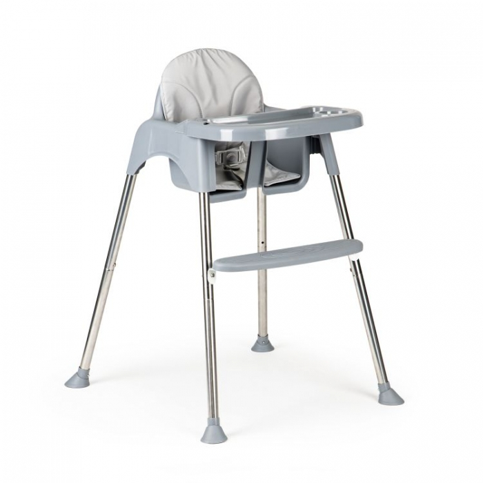 Scaun de masa 2 in 1 cu tapiterie Ecotoys HC-135C - Gri [1]