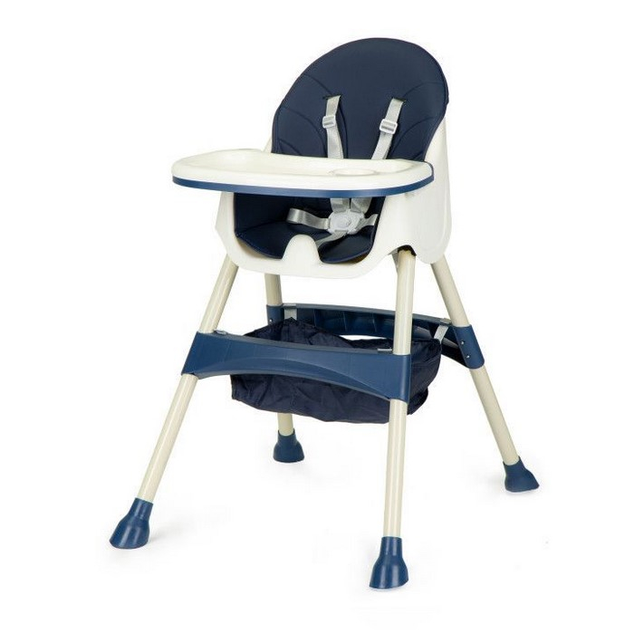 Scaun de masa 2 in 1 Ecotoys HC-823 - Bleumarin [1]
