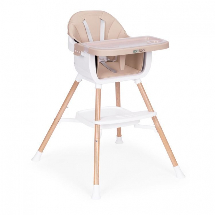 Scaun de masa 2 in 1 Ecotoys HC508 - Bej [1]