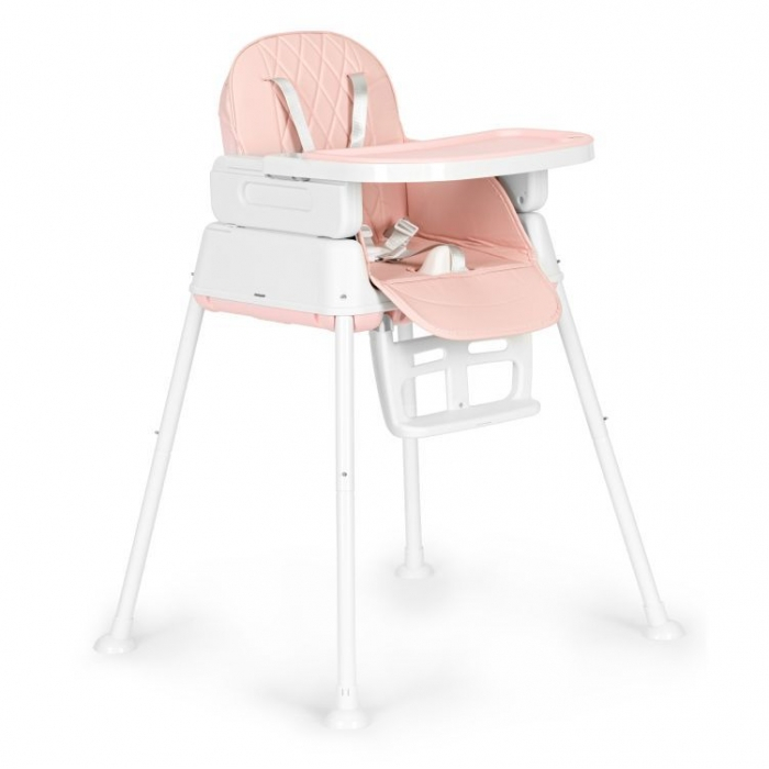 Scaun de masa 3 in 1 pentru copii Ecotoys HA-009 - Roz [1]