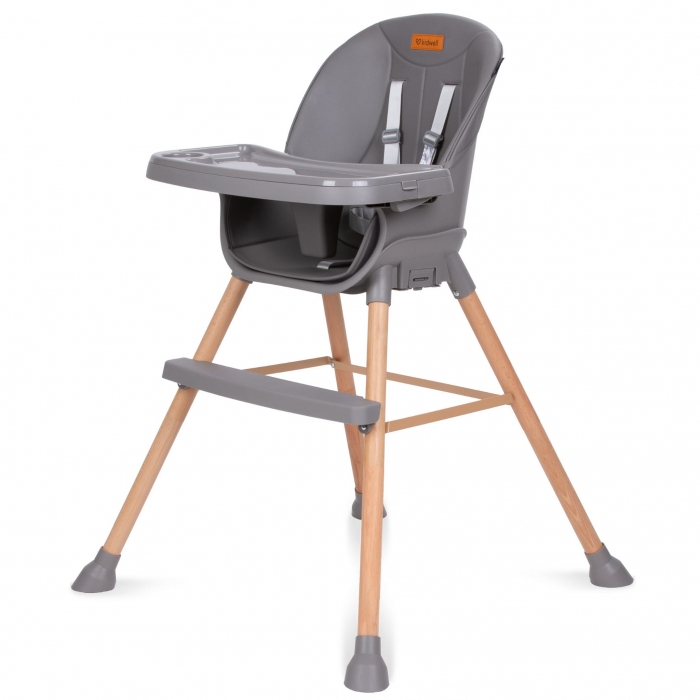 Scaun de masa 4 in 1 Kidwell EATAN Wood Gray [1]