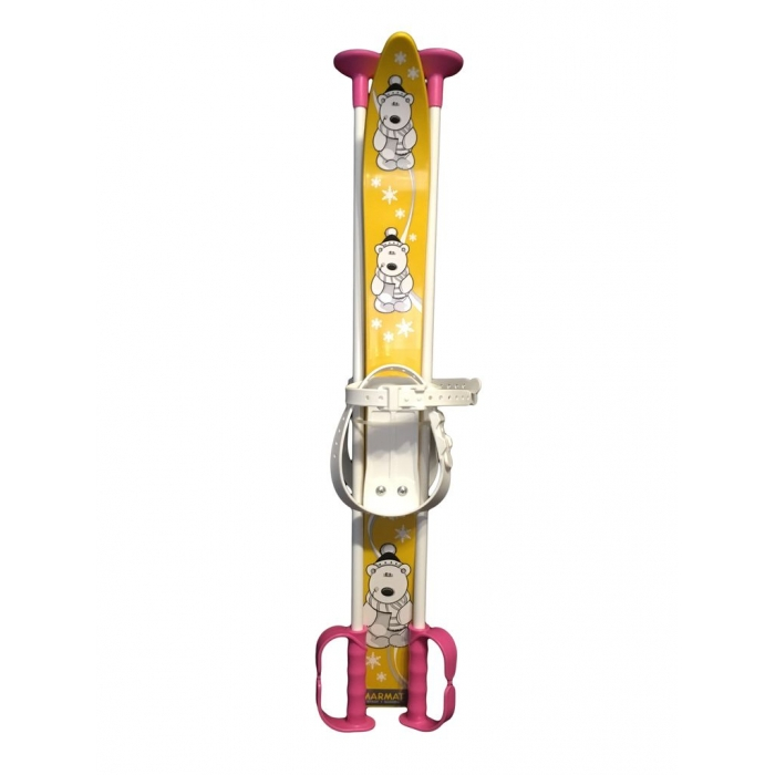 Schiuri copii Marmat 70 cm - Galben [1]