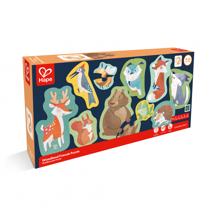 Set 10 puzzle-uri prietenii padurii (18-36 luni) [2]